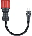 Produktbild: Adapter für Gemini flex 22 kW, CEE rot Drehstrom 32A > Haushaltssteckdose (schwarz, 30cm)