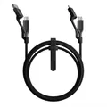 Produktbild: Nomad USB-C Universal Polyamid® Kabel – Breite Kompatibilität durch integrierte Adapter – Hochgeschwindigkeitsaufladung – Außergewöhnliche Haltbarkeit dank geflochtenem Polyamid® Außengewebe