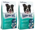 Produktbild: Happy Dog Fit Vital Medium Adult 2x12kg Trockenfutter komplett Mittelgroße Hunde