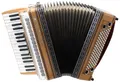 Produktbild: Alpenklang Pro III/96 Erle Tasten Steirische weiß Balg Bass Akkordeon Helikon