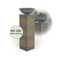 Produktbild: EASYmaxx LED-Dekosäule Beton-Optik Mandala 87cm