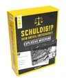 Produktbild: Schuldig?! Dein Urteil entscheidet - Explosive Mischung. Krimispiel in 50 Karten