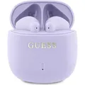 Produktbild: Guess Bluetooth headphones GUTWSJ14ESGU TWS + docking station purple/purple Printed Classic Logo (Aktive Geräuschunterdrückung, 26 h, Kabellos) (GUE004191-0)