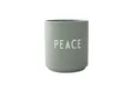 Produktbild: Design Letters Becher Favourite Cup Peace, Porzellan