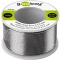 Produktbild: Goobay 40844 Lötzinn bleifrei ø 1mm Lötdraht Flussmittel / 0,3 % Silber / 217 °C Schmelzpunkt / bleifrei Löten Zinn 100g