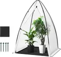 Produktbild: Woltu Gewächshaus, 120x180 cm, Tomatengewächshaus halbtransparent, Luftpolsterfolie