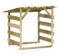 Produktbild: vidaXL Kaminholzregal 100 x 90 x 100 cm Pergola mit Dach 100x90x100 cm Imprägniertes Kiefern, BxTxH:100x90x100 cm