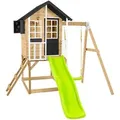 Produktbild: Zwerkules Spielhaus Holli 2 m. Rutsche u. Schaukel 352 x 280 x 224 cm Natur FSC®