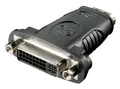Produktbild: Goobay HDMI™/DVI-I-Adapter, vernickelt - HDMI™-Buchse (Typ A) > DVI-I-Buchse Dual-Link (24+5 pin) 60752