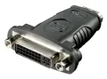 Produktbild: Adapter HDMI/DVI-I, HDMI-Buchse Typ A auf DVI-I Buchse Dual-Link 24+5 vernickel
