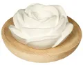 Produktbild: Farfalla Duftstein Rose mit Holzteller
