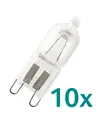Produktbild: 10x Osram Halopin 33W = 40W 240V Pro-Version 66733 Halogenlampe G9 Pro 33 Watt