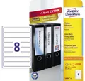 Produktbild: Avery Zweckform Druckerband Ordneretikett L6060-25 3 Format des Schildes: schmal/kurz