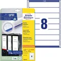 Produktbild: Folder etiketten Avery L6060-25 Wit 192x34mm 200 Etiketten