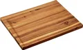 Produktbild: KESPER® Schneidebrett Tranchierbrett 28 x 38 cm, Akazie, FSC, Massivholz, (1-St), mit schräger Schnittfläche für optimalen Saftablauf