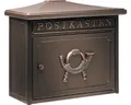 Produktbild: Burg Wächter Briefkasten Stahl verzinkt BxHxT 410/345/205 mm Sylt Kupfer