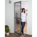 Produktbild: Culex Fliegengitter Alu Master Slim Plus anthrazit, für Türen, mit Rahmen, 100x210cm