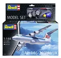 Produktbild: REVELL, MODEL SET - Flugzeug Bae 146-200 - AirUK zum Zusammenbauen mit Farbe,...