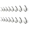 Produktbild: Dripex Hakenleiste Kleiderhaken 2 Pack Garderobenhaken Edelstahl Handtuchhalter Rostfrei 59cm Wandhaken mit 8 Haken Badzimmer Küche Tür