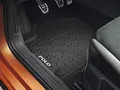 Produktbild: Volkswagen 2G106150082V Gummi Fußmatten 4X Gummimatten Premium Allwetterfußmatten, schwarz, mit Polo Schriftzug, für Modelljahr 2018-2021