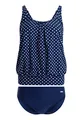 Produktbild: Lascana Damen Oversize-Tankini mit Pünktchen-Design, formend, Verstellbare Träger