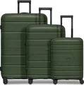 Produktbild: REDOLZ Essentials 11 Trolley Set 3-teilig Olive olivgrün 56cm