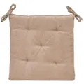 Produktbild: Gözze Stuhlkissen Capri 40 x cm Polyester Beige Creme