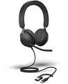 Produktbild: Jabra Evolve2 40 SE MS stereo / 24189-999-799 Headset schwarz (Kabelgebunden, US