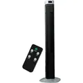 Produktbild: V-tac - Turmventilator Standlüfter Säule Gebläse, Fernbedienung 3 Geschwindigkeiten Fernbedienung Timer oszilierend, Schwarz, H=120cm