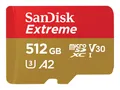 Produktbild: SanDisk Extreme - Flash-Speicherkarte (microSDXC-an-SD-Adapter inbegriffen)