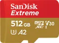 Produktbild: SanDisk microSDXC          512GB Extreme A2 C10 V30 UHS-I U3