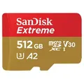 Produktbild: Extreme 512GB microSDXC 190 MB/s UHS-I, C10, U3, V30, A2 + SD Adapter