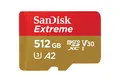 Produktbild: Sandisk SanDisk Extreme 512 GB microSDXC, Speicherkarte, externer Speicher