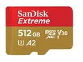 Produktbild: SanDisk 512GB Extreme microSD Speicherkarte (2022) 190MB/s & 130MB/s Lese/Schrei