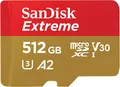 Produktbild: SanDisk Extreme microSDXC UHS-I CARD microSDXC Speicherkarte - 512GB