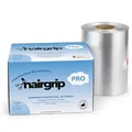 Produktbild: HairGrip PRO - erste rutschfeste Aluminium Strähnenfolie - Rutschfest 13cm breit, 75m lang, Mega Reißfest, 1 Stück