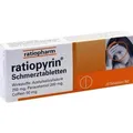 Produktbild: RATIOPYRIN Schmerztabletten 20 St. PZN 07686182