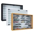 Produktbild: VCM VCM Glasvitrine hängend Vitrine Glas mit ESG-Sicherheitsglas Maße: H. 40 x B. 60 x T. 10 cm Hängevitrine Glas Modern und platzsparend Glas Vitrinenschrank - Mandosa XL