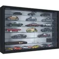 Produktbild: ebuy24 MandosaXL Glasvitrinen Wandhängend 2 Glastüren Schwarz