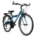 Produktbild: Bergsteiger Sydney 24 Zoll Kinderfahrrad, geeignet für 8, 9, 10, 11 Jahre, StVZO, Shimano 6 Gang-Schaltung, Jungen-Fahrrad mit Dynamo-Licht
