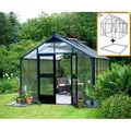 Produktbild: Juliana Gewächshäuser Premium 13 m² Anthrazit 10 mm SDPL inkl. Fundamentrahmen