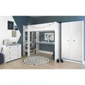 Produktbild: Parisot Meuble Kinderzimmer, Weiß, Blau, Rosa, Holz, Nachbildung,Kiefer, 6 Fächer, 3 Schubladen, Rechteckig,Rechteckig, 206x182x108 cm, Kinder- & Jugendzimmer, Jugendmöbel, Komplette Kinder- & Jugendzimmer