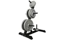 Produktbild: GORILLA SPORTS Hantelscheibenständer Set 77,5 kg, Hantelscheiben aus Gusseisen, 6 Stangen, 200kg Belastbar, (1-St), Hantelständer, mit 30mm Scheibenaufnahmen, Hantelablage, Hantelbaum