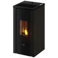Produktbild: Kleining Pelletofen Kaminofen VERA 7 kW airtight Stahlverkleidung anthrazit