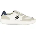Produktbild: Blauer Sneaker Weißer Herrensportschuh mit Applikation und 40 EU