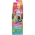 Produktbild: Barbie GRB36 Puppe blond Loves the Ocean Puppe Blumenkleid Schuhe Brille 30cm