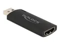 Produktbild: Delock Videoaufnahmeadapter - USB 2.0 - Schwarz