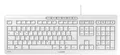 Produktbild: Cherry Stream Keyboard 2019 USB DE - JK-8500DE-0 weiß-grau