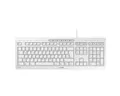 Produktbild: Cherry CHERRY Keyboard STREAM [DE] white grey USB-Tastatur (deutsches Layout, schwarz)