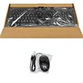 Produktbild: HP Keyboard Mouse Set 125 Wired black M27527-041 DE QWERTZ + M27537-001 NEW NEU
